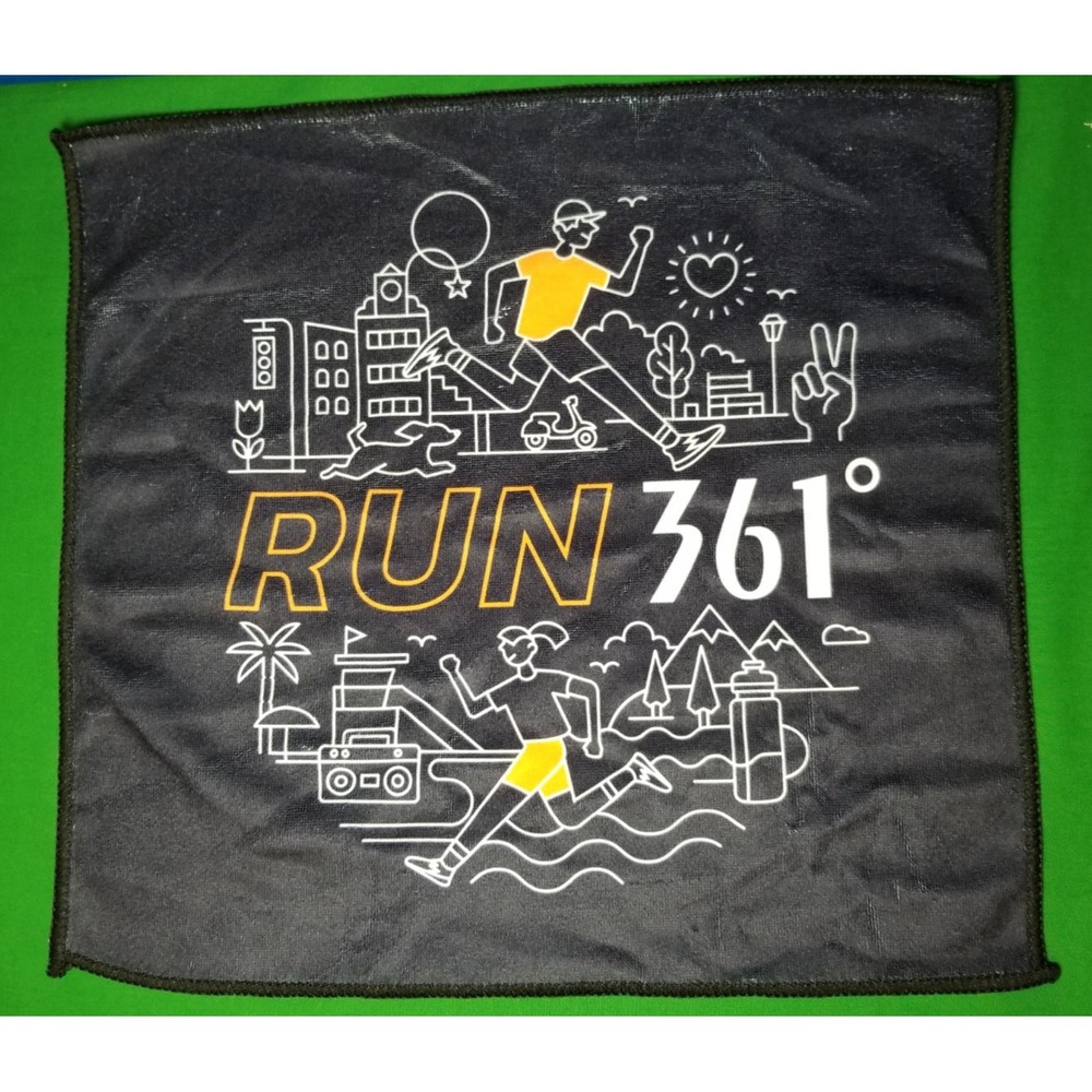 361 Degrees Running Towel Strength in Every Step You Take Run 5K 10K 13.1 26.2